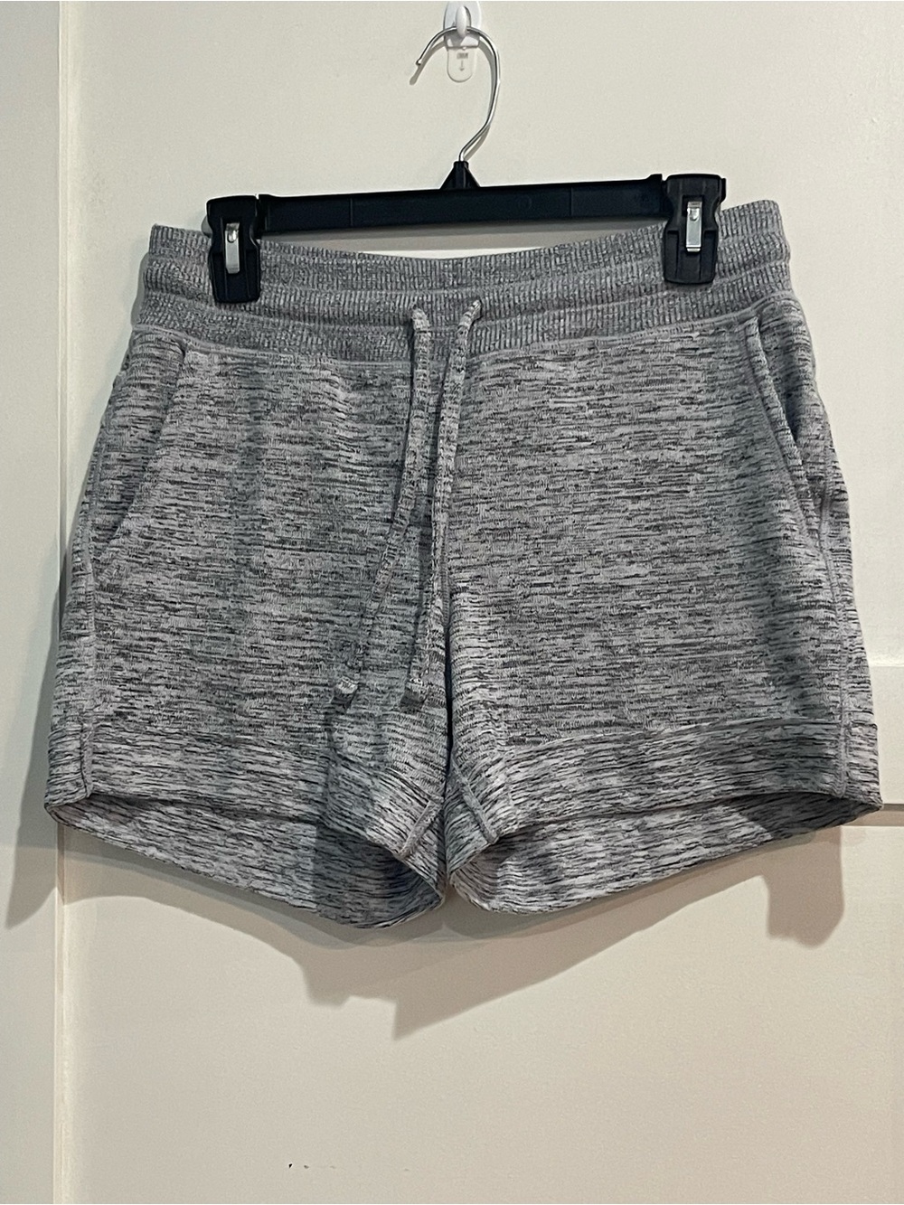 90 Degree By Reflex Heather Gray Athletic Lounge Shorts